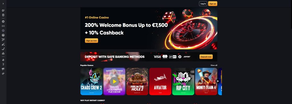 ¿Cuál es el mejor casino online? Instant Casino